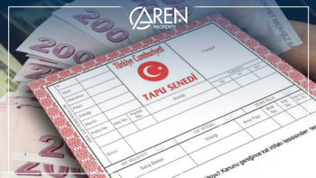 رسوم معاملات التسجيل والطابو في تركيا 